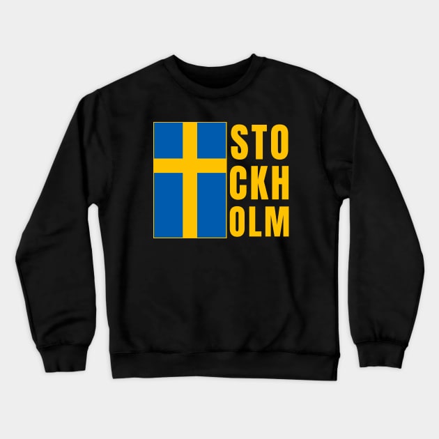 Stockholm Crewneck Sweatshirt by footballomatic